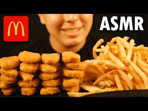 McDonald's Chicken Nugget & Fries ASMR MUKBANG FEAST! (Crunchy Eating & Mouth Sounds)