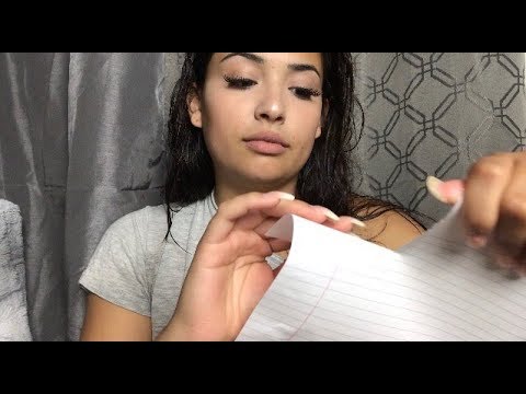Chewy mouth sounds, paper ripping and crumpling, Facial massage 😌[ASMR]
