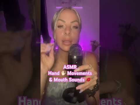 ASMR Comforting Hand Movements & Clicky Mouth Sounds #asmr