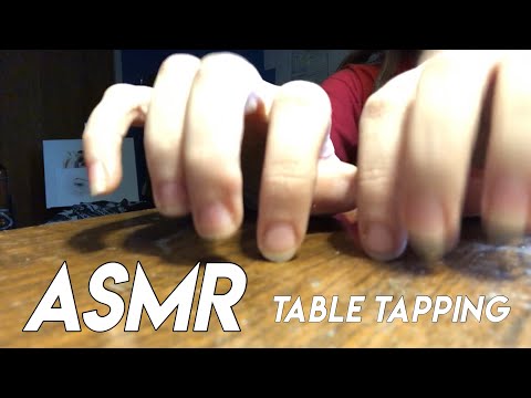 ASMR UP CLOSE TABLE TAPPING