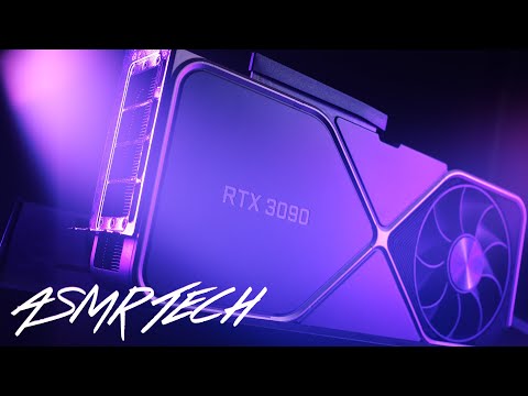ASMR TECH 8K 👀 Unboxing the NVIDIA RTX 3090 Founders Edition!