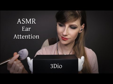 ASMR Ear Attention (ear brushing, scratching, touching)