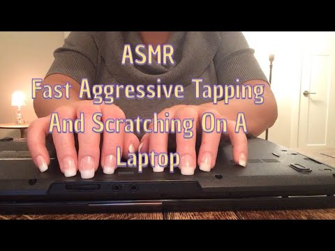 ASMR Fast Aggressive Tapping And Scratching On A Laptop (No Talking After Intro)