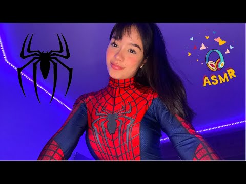 Spider Woman Cleans The Spider Web Off You ( C0SPLAY ASMR )