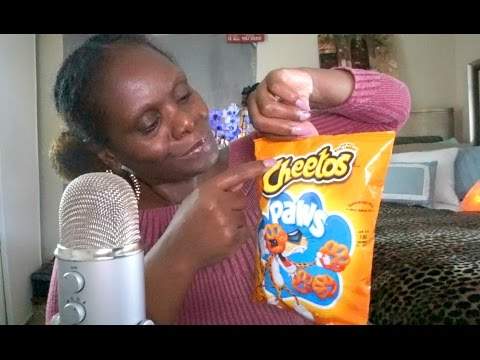 Cheetos ASMR Eating Sounds Ramble