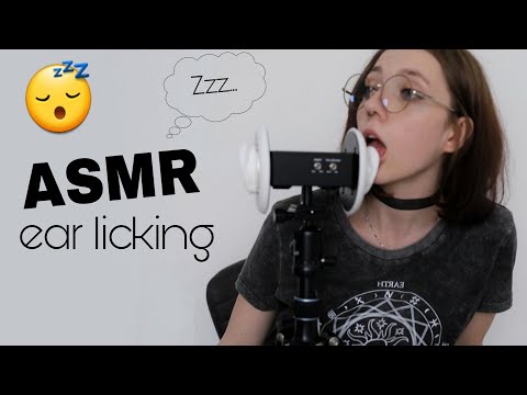 ASMR intense ear licking/eating - [ super wet mouth sounds ]