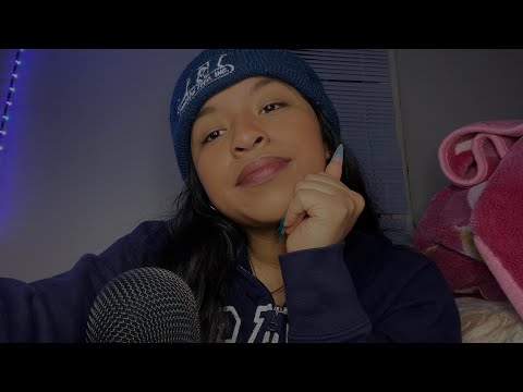 ASMR (tingly)INAUDIBLE WHISPER + KISSES 😽 +mouth sounds(close up personal attention)💆🏽‍♀️
