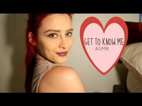 ASMR Get to know me! Whispers, Soft speaking and Face touching.