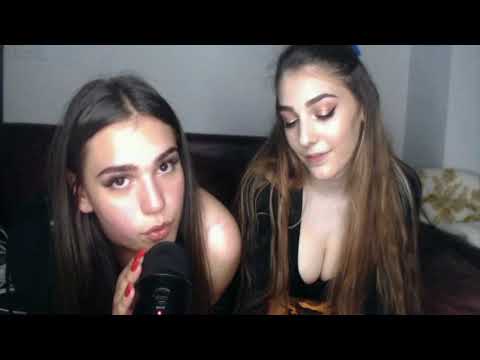 2 Girls, One Mic - Tapping Video - Scratching on Mic - Mouth Sounds- Other Triggers