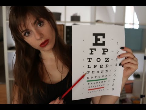 ASMR Eye exam - Triggers and Personal Attention