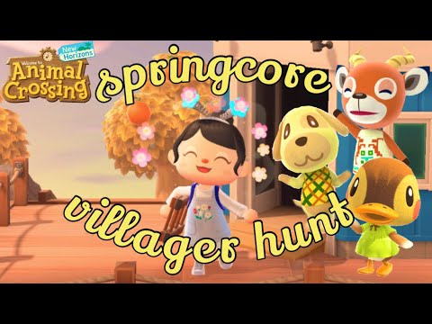 [ASMR] Animal Crossing Villager Hunt *Springcore*