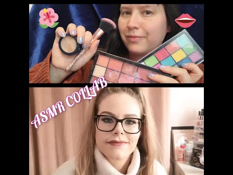 #ASMR  Tingly Tapping on Make Up  / Beauty Products / Skincare Collab with Emms ASMR