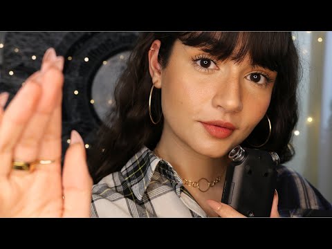 ASMR Tascam Inaudible Whispers & Face Touching ♡