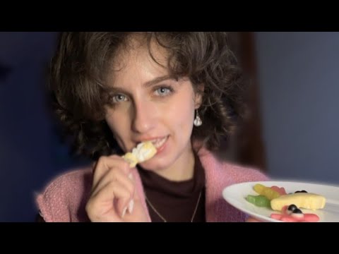 ASMR Eating Gummy Candies! Mukbang, Personal Attention, Soft Spoken, Rambling, Chewing Sounds