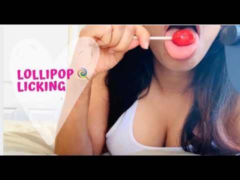 ASMR- Indian Girl Lollipop Licking