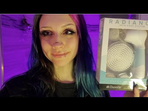 ASMR Doing My Skincare Routine on YOU | tapping, whispering, personal attention, liquid sounds