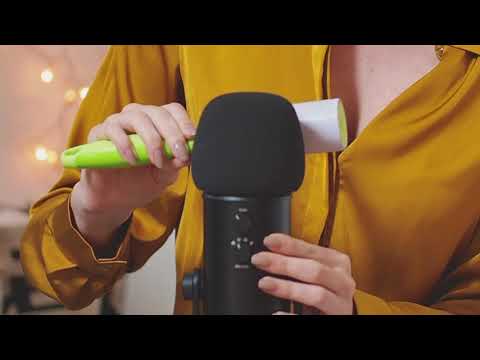 ASMR | Sticky Sounds - Blue Yeti Microphone Cleaning (Extreme Tingles — HD) 😴