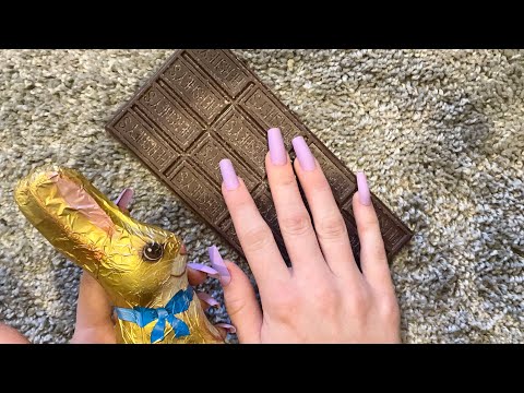 ASMR!  🍫￼ Chocolate Tapping And Scratching! 🍫