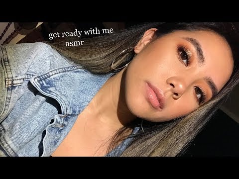 ASMR ♡ Get Ready With Me ♡ Makeup Application and Whispering