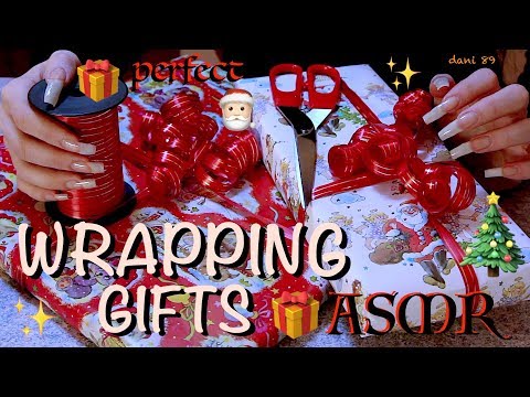 🎁 SUPER new TRIGGER! 😍 WRAPPING some GIFTS for Christmas! 🎄 Santa Claus is ME! 🎅🏻 🎧 Binaural ASMR 😴