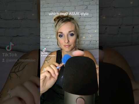 ASMR Mic Brushing | do you prefer with or without mic cover?