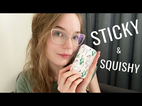 ASMR BEST TRIGGER EVER! Squishy & Sticky Alpaca Wallet - NO Layered Sounds