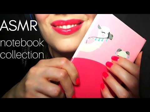 ASMR 📚 My Notebook Collection 📚tapping crinkling whispering