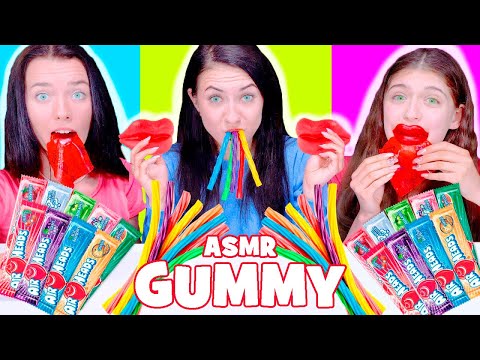 ASMR Gummy Chewing Candy Party | Candy Race | Eating Sound Mukbang LiLiBu