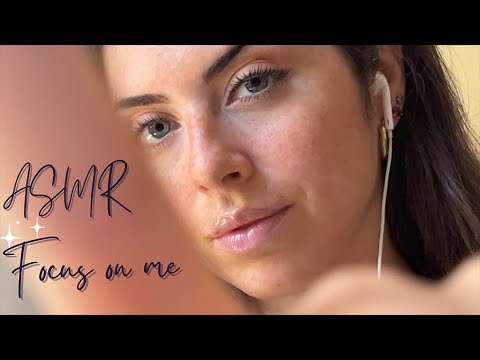 4K ASMR: FOCUS ON ME 🌷 White noise and Personal attention