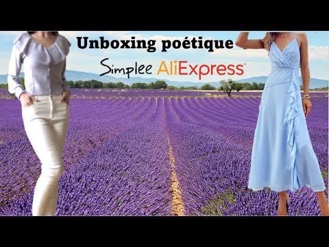 ASMR * Unboxing poétique ... Simplee * AliExpress