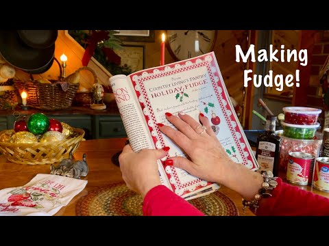Making Christmas Fudge! (No talking version) Stirring, mixing & measuring~Kitchen ASMR