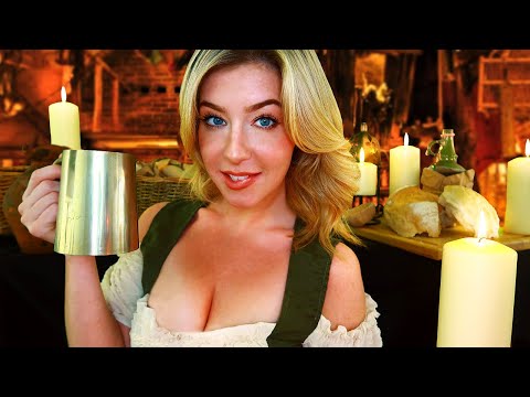 ASMR THE FLIRTY TAVERN MAIDEN | A Cosy Visit To Merrywood