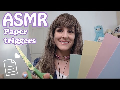 ASMR Play with me ! Paper fortune teller~ paper triggers and soft voice