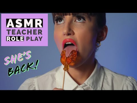 ASMR Teacher Role Play: After getting fired Ariana is back with her favorite student! Part 1