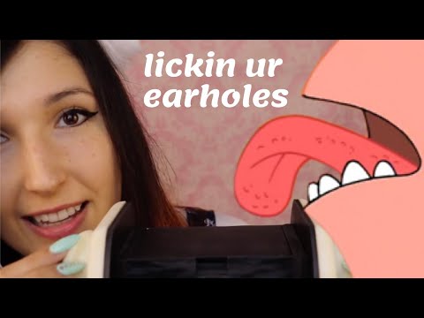 ASMR - EAR LICC ~ Doin a Leedle Leedle Lee in Your Earholes ~