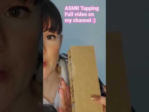 ASMR short of me tapping on packaging and objects. Full video on my main channel