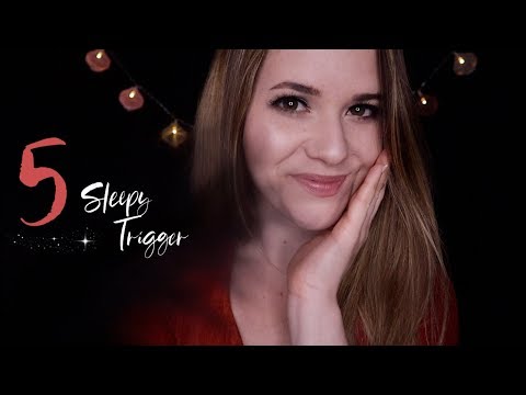 ASMR 5 SLEEPY TRIGGER ❤️ Feder Massage, Tapping, Lotion Sounds, Brushing und Positive Vibes