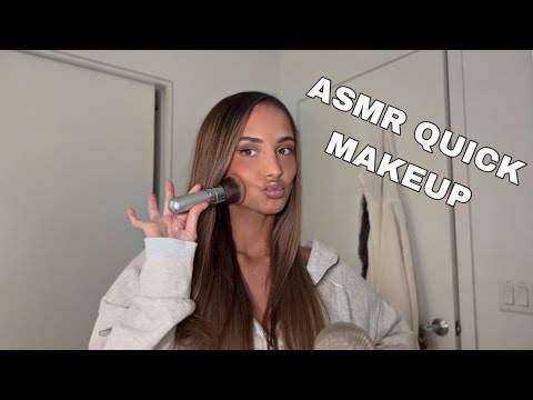 ASMR quick makeup soft spoken ✨