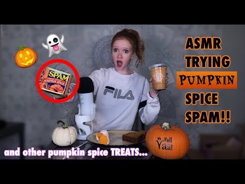 {ASMR} Pumpkin Spice SPAM ???
