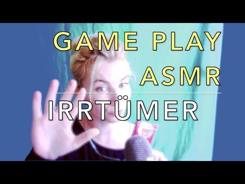 GAME PLAY ASMR Deutsch / German - IRRTÜMER Quiz & Tapping