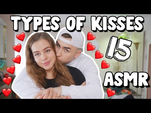 15 TYPES OF KISSES 😘 | ASMR Style 💤