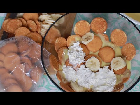 MAKING BANANA PUDDING FOR MOTHER'S DAY (ASMR)