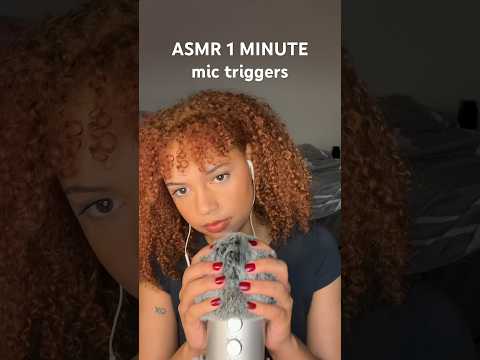 ASMR 1 MINUTE mic triggers #micscratching #fastandaggressive #shorts
