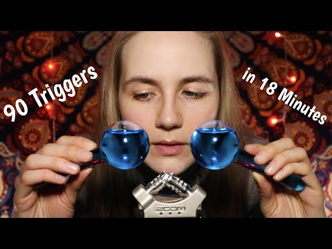 ASMR 90 Triggers in 18 Minutes