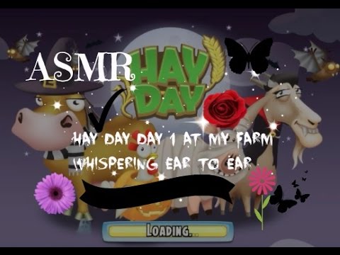 ASMR 🐮🐯 Hay Day ⬅ 🔈Week 1 Whispering Ear To Ear Wear 🎧