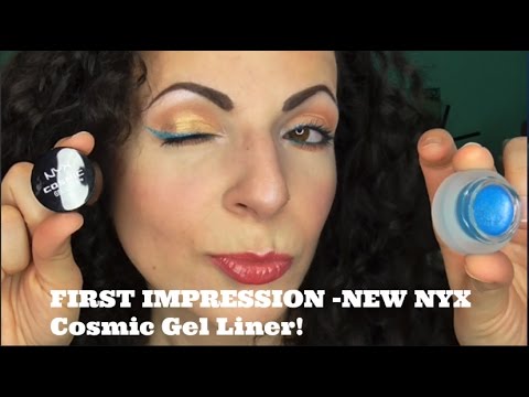 Makeup First Impressions | NYX Cosmic Gel Liner