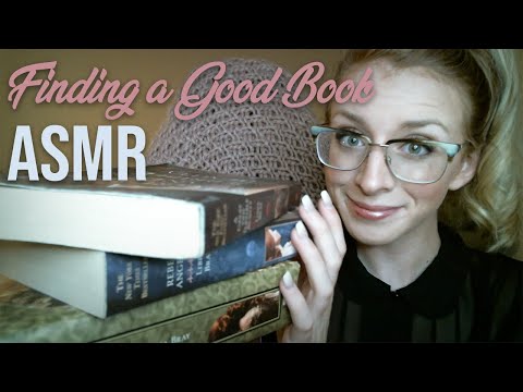 ASMR Helping You Find a Good Book! | Tapping, Page Turning, and Whispers(Rambling)