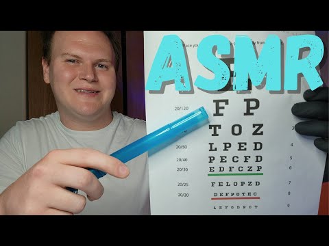 ASMR Eye Exam Optician Roleplay With Dr. Tingles