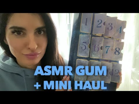 ASMR Gum Chewing Mini CVS Clearance Haul & Hair Accessories Advent Calendar (Whispered, Mouthsounds)