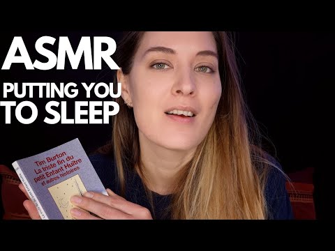 ASMR | Putting you to sleep | Hand movement | Face tracing | Reading you stories  (Whispering)
